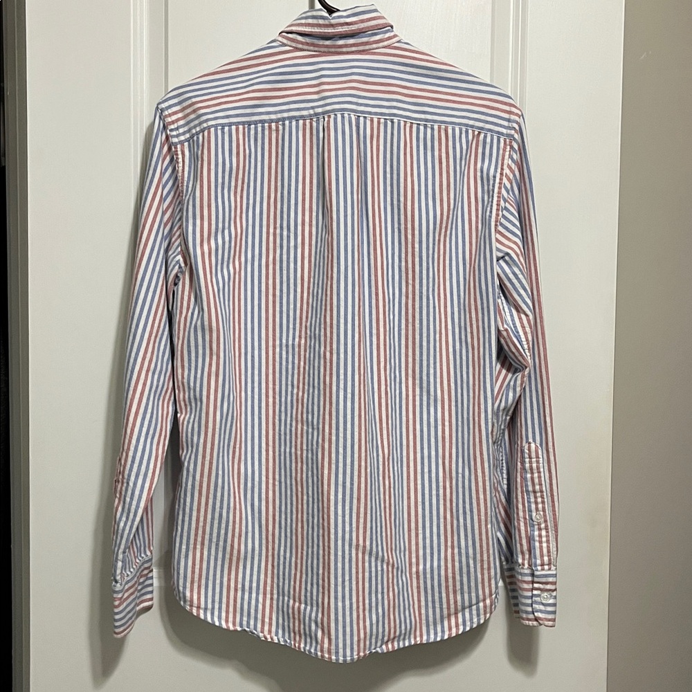 J. Crew Factory Flex Oxford Slim Fit Button Down Shirt Medium - Picture 4 of 8